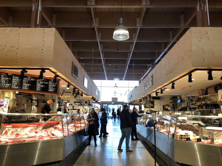 marché couvert intérieur stockholm