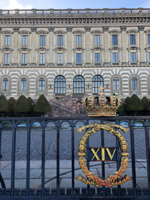 vue derriere du palais royal Kungliga Slottet